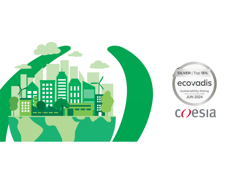 Coesia ha ricevuto la Medaglia d'Argento di EcoVadis per la sostenibilità